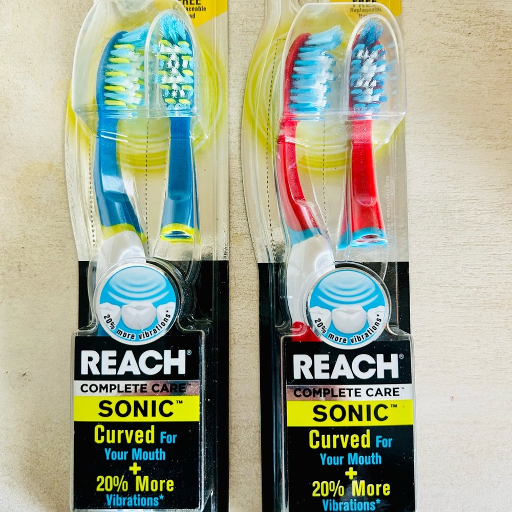 2- Reach Curved Sonic Toothbrush